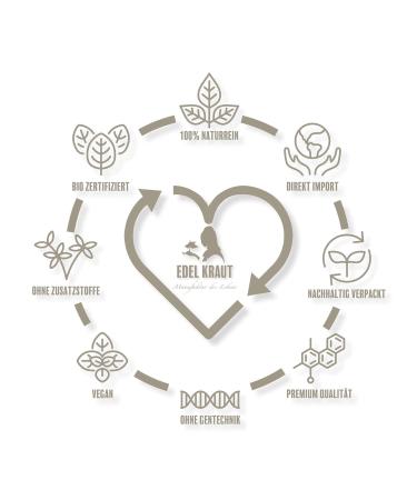 EDEL KRAUT | 100% Organic Goats Rue Tea - Premium Herb Cut Additive-Free - 100g Organic Goats Rue Herbal Tea for Natural Wellness - Buy Online on GoSupps.com