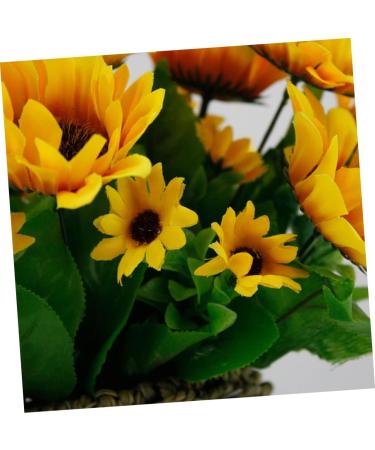 Zerodeko Sunflower Props 2pcs 7 Artificial Flower Bouquet Wedding Bouquet Artificial Flowers Bouquet Artificial Bouquet Decor Flower Arrangement Supplies Sunflower Fake Sunflowers Heads - Buy Online on GoSupps.com