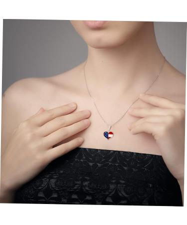 Abaodam 20pcs lock key pendant american flag suit patriotic charm Pendant Charms Heart-shaped antique 1.8X1.5cm As Shown - Buy Online on GoSupps.com