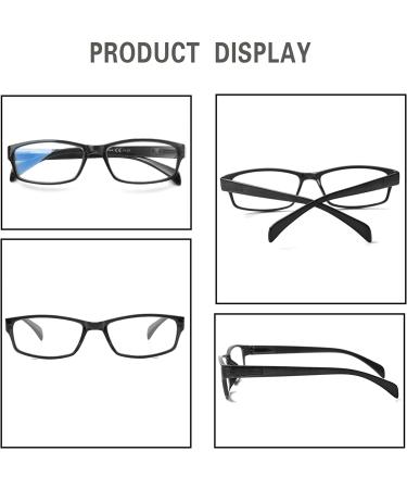 6 Pack Blue Light Blocking Computer Reading Glasses for Women and Men - Spring Hinge Readers 3.0x Magnification - Buy Online on GoSupps.com