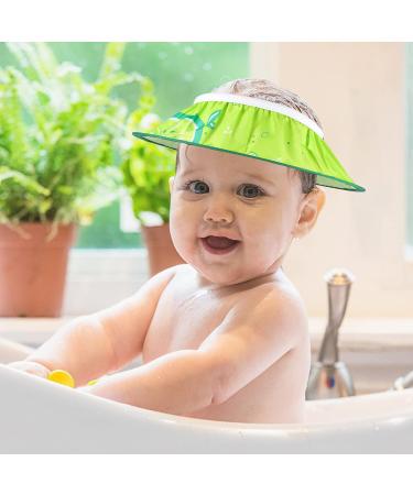 TOYANDONA Baby Bathing Cap - Adjustable Kids Shower Protection Visor Shield Hat - Buy Online on GoSupps.com