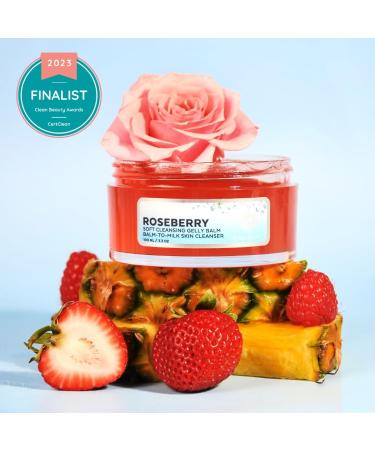 YUNASENCE ROSEBERRY Soft Cleansing Gelly Balm - Phytoaromatic Balm-to-Milk Skin Cleanser (3oz) | International Shipping Available - Buy Online on GoSupps.com