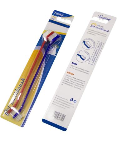 FOMIYES 2pcs set Sided Dogs Double and with Bristles Canine Cats Super for Dog Handles 1 count (Pack of 1) As Shown - Buy Online on GoSupps.com