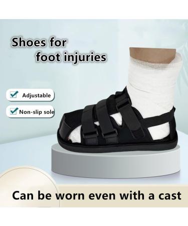 Unisex Adjustable Post-Op Shoe for Left/Right Foot | Medical Walking Shoe for Foot Injuries & Recovery | Small Size - Buy Online on GoSupps.com