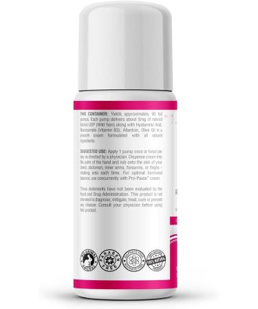 Estrogen Cream for Menopause Relief | Bioidentical Estriol - All Natural Hormone Balance | Pharmacist Formulated - USA Made - Buy Online on GoSupps.com