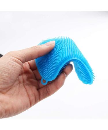 Silicone Sponge Dish Kitchen Washing Brush Scrubber (3 Pack) - Reusable Silicone Scrubber Kitchen Sponge for Dishes Heat Resistant and Without Bpa Double Sided Silicone Brush - 3 Colors - Buy Online on GoSupps.com