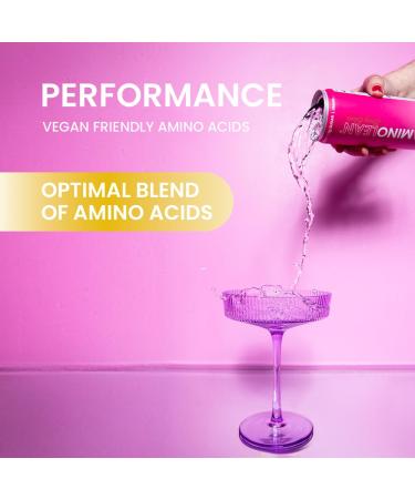 RSP NUTRITION AminoLean Energy Drink - Sugar Free Vegan Amino Acids No Jitters Berry Elixir 12 Pack - Buy Online on GoSupps.com