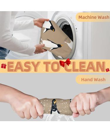 Cartoon Penguins Beard Bib Apron for Men - Non-Stick Waterproof Beard Hair Catcher with Suction Cups | Ideal Grooming Gift - Buy Online on GoSupps.com