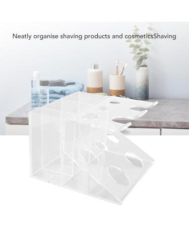 Huairdum Acrylic Shaving Stand - Stylish & Versatile Shaving Organizer for Men | Home Use - Buy Online on GoSupps.com