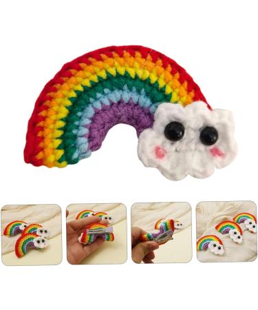 minkissy 1 Pair Rainbow Barrettes Cotton Rainbow Pendant Candy Color Hair Clip Hair Bang Clip Snap Side Clamp Little Girl Hair Clips Girl Hair Accessory Accessories Child Temperament Alloy - Buy Online on GoSupps.com