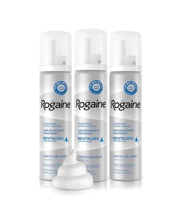 Men's Rogaine 5% Minoxidil Foam - Six Month Supply for Hair Loss & Thinning Treatment - Buy Online on GoSupps.com