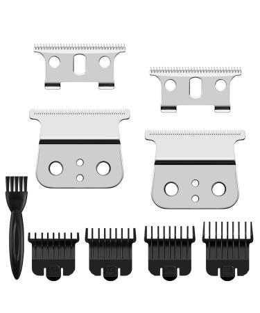 2 Pack T Blade for Andis T Outliner Trimmer, Andis GTX Trimmer, Replacement Blade Compatible with Andis #04710 and Andis #04521 (Sliver Steel T Blade + Sliver Steel Blade) Sliver 2 Pack - Buy Online on GoSupps.com