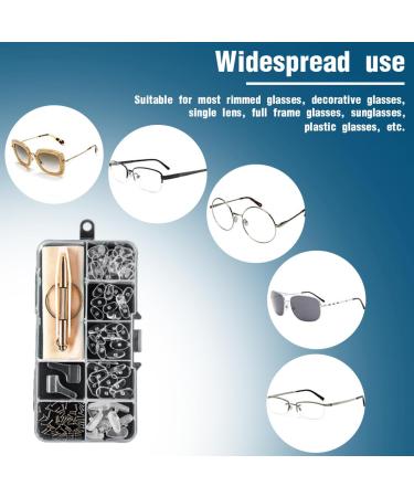 Buy WJRQD 35 Pairs Glasses Repair Set Slipproof Nose Pads Screws Tweezers & Cleaning Cloth for International Shipping - Buy Online on GoSupps.com
