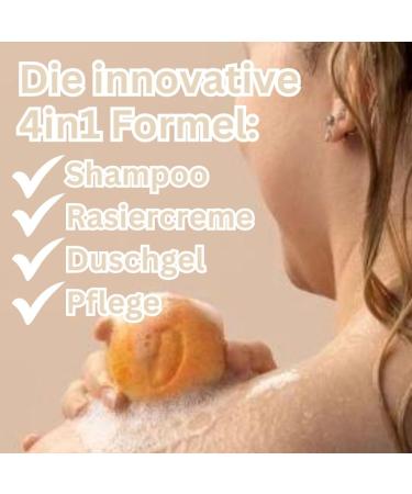 Buy Shower Child Natural Cosmetics Firm Shampoo Set - Vegan Ginger Lemon & Pomegranate - 2-in-1 Shower Gel Conditioner & Shaving Cream - Eco-Friendly Packaging - Buy Online on GoSupps.com