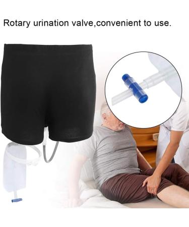 Urine Bag Incontinence Pants Silicone Adults Man Elderly Pee Bag Urinal Wearable Leak Proof Urinal System Urinary Drainage Stabilizatio Device Prevent Embarrassing for Men Elder (Size : Medium (69-9 Medium (69-92cm) - Buy Online on GoSupps.com