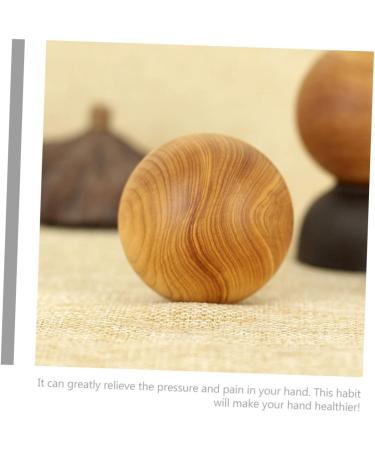 Healeeved 4-Piece Wooden Massage Globe Set | Threeken Baoding Stress Balls & Hand Rolling Massage Balls for Relaxation - Buy Online on GoSupps.com