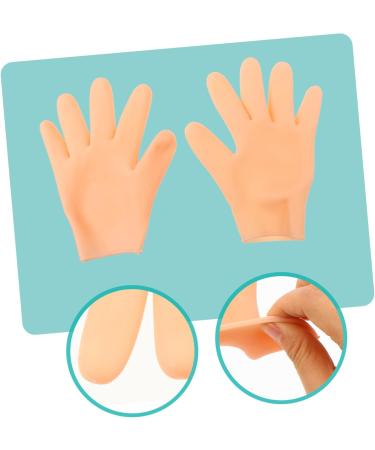 FRCOLOR 1 Pair Moisturizing Gloves Anti- Drying Beauty Mitten Moisture Gloves Exfoliating Gloves Hydrating Gloves Hand Care Gloves Anti- Cracking Mitten Spa Sebs Sun Protection Miss 21.5X11.5cm - Buy Online on GoSupps.com