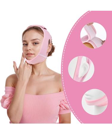 Sculpting Mask Reusable V-Line Mask Breathable V-Shaped Face Lifting Bandage Anti-Wrinkle Mask for Lifting Neck and Chin - Buy Online on GoSupps.com