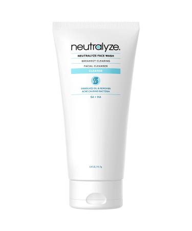 Neutralyze Maximum Strength 2% Mandelic Acid & Salicylic Acid Cleanser - Rejuvenating Acne Face Wash  Medical Grade 2% Mandelic Acid & Salicylic Acid Face Wash (90+ Day)