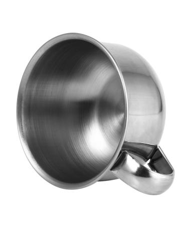 Buy Tbest Men's Shaving Cream Ceramic Soap Mug - Stainless Steel Shaving Bowl with Handle | International Shipping Available - Buy Online on GoSupps.com