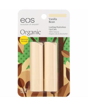 EOS Lip Balm Vanilla Bean 2 Pack .14 oz (4 g) Each