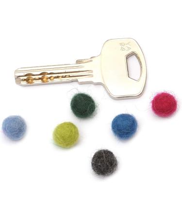 Glaciart One Handmade Wool Felt Pom Poms (400pcs) - 1cm, 40 Colors - Ideal for Felting and Garlands - Buy Online on GoSupps.com
