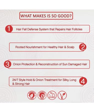 NutriGlow Onion Hair Conditioner - Natural Ingredients for Damaged Hair | Best Onion Conditioner for Healthy Hair - Buy Online on GoSupps.com