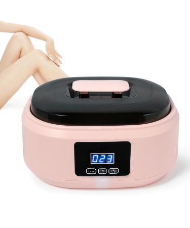 Bain de paraffine pour les mains et les pieds 3400 ml appareil cire de paraffine 200 W hydrate la peau excellent cadeau pour le spa (Rose)