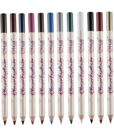 HAPINARY 24 Pcs Eyeshadow Pencil Lip Liner Pencil Eyeliner Pencil for Women Eyeliner Pencil Colours - Buy Online on GoSupps.com