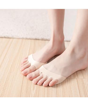 Forefoot Protective Cushion Pads Set for Women - 6 Pairs Honeycomb Fabric Metatarsal Foot Pads - 5 Colors - Buy Online on GoSupps.com