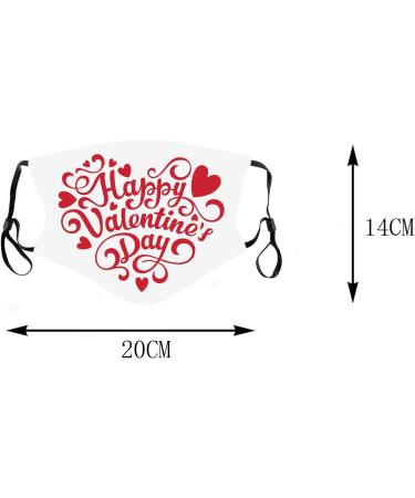 ZQP Face Cloth for Unisex Adults Romantic Pink Heart Stones On Black Background Love Valentines Day Theme Cold Mouth Dustproof Double Protection - Buy Online on GoSupps.com