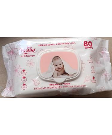 Baby 3X thicker and softer 80 Wipes