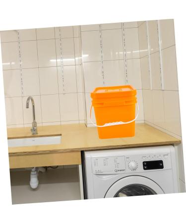 TOKIDNY Sealed Bucket Laundry Organizer White Paint Bucket Refillable Dispenser Water Pails Buckets Plastic As Shown - Buy Online on GoSupps.com