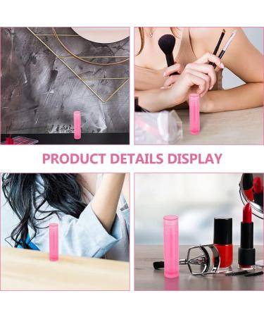  RVUEM 24pcs Empty Lipstick Tubes 5g DIY Lip Balm Container Refillable Lipstick Containers Homemade Lip Stick Balm Tubes Vials for Travel Business Pink - Buy Online on GoSupps.com