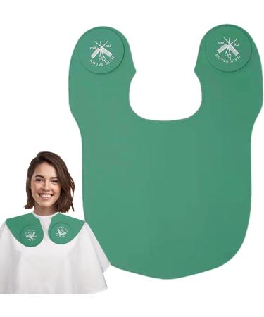 Hair Dye Collar Hairdressing Salon Silicone Neck Wrap Cape | Hair Cutting Tools Hair Styling Shawl Easy to Clean for Elderly Women Teenagers Children Lvtfco - Buy Online on GoSupps.com