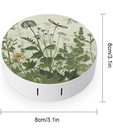 Optimized Meta Title: "Herb & Dragonfly Wings Contact Lens Case - Travel & Care Box for Clear Vision - Buy Online on GoSupps.com