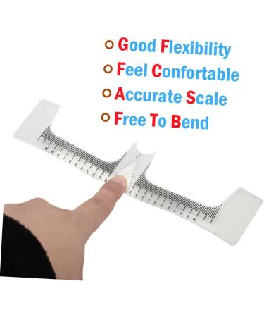 FOMIYES 1pc Eyebrow Ruler Flexible Eyebrow Measure Eyebrow Shaper Ruler Mask Portable - Buy Online on GoSupps.com