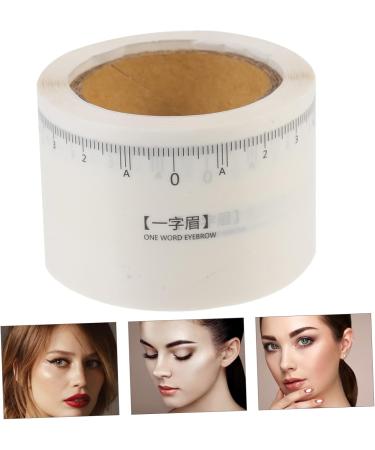 Balacoo 3 Rolls eyebrow tattoo ruler makeup kits make up kit Brow Measurer woman beauty tools unibrow 1 count (Pack of 1) White 2x3pcs - Buy Online on GoSupps.com