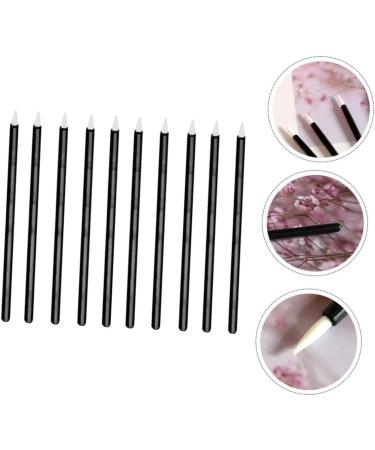 Beavorty 200 PCS Disposable Eyeliner white Mascara Brush Wands Eyeliner Brush Head miniature gel 9x0.7cmx2pcs Blackx2pcs - Buy Online on GoSupps.com