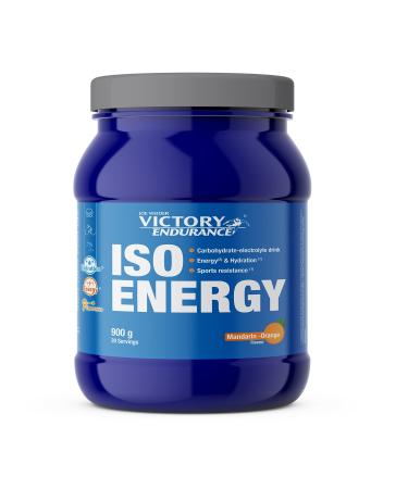 Victory Endurance Iso Energy (900g) Go t Orange-Mandarine. Poudre pour Boisson Isotonique. Energie Rapide et Hydratation. Enrichi en Vitamine C et Sels Min raux