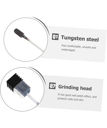FRCOLOR Nail Polisher Nail Scraping Tools Nail Art Drill Bits Electric Nail Drill Bits Drill Bits for Nails Nail Tool Nail Art Tools Manicure Tool File Tungsten Steel Pedicure 6.8x1.2cm As Shown - Buy Online on GoSupps.com