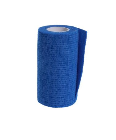 Rolls Self-Adhesive Tape Elastic Athletic Tape Sport Tape Self-Adhesive Atheltic Tape Dog Adhesive Cohesive Tape Wide Dog Non Woven Tape Scar Tape Roll Blue 10.00X5.00X5.00CM