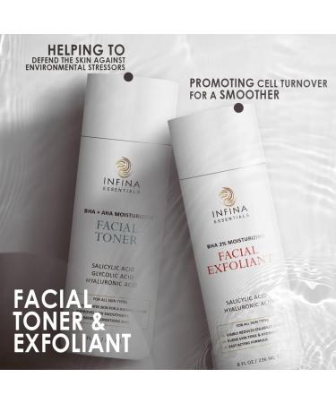 Face Exfoliator & Toner Revitalizing BHA Exfoliant 8 fl oz | Optimal Facial Skin Care for Women - Buy Online on GoSupps.com