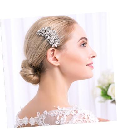 MAGICLULU Bride Comb Hair Comb for Bride Comb for Bridal Rhinestone Comb Rhinestone Hair Comb Wedding Hair Comb Crystal Hair Comb - Buy Online on GoSupps.com