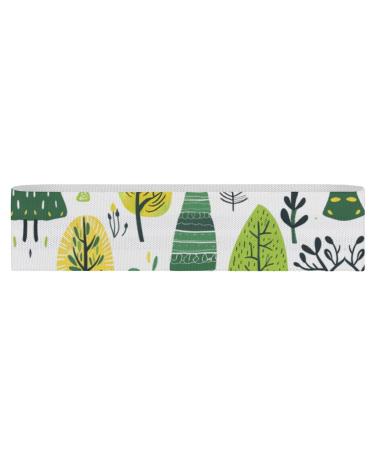 Resistance Bands Exercise Bands Trees and Plants Printed Elastic Band Leg Bands Resistance Fitness Bands Fabric Resistance Bands