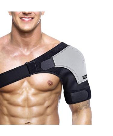 Shoulder Brace for Women and Men | Adjustable Compression Rotator Cuff Support | for Arthritis | Injury Prevention | Dislocated AC Joints (Medium) Medium (Pack of 1)
