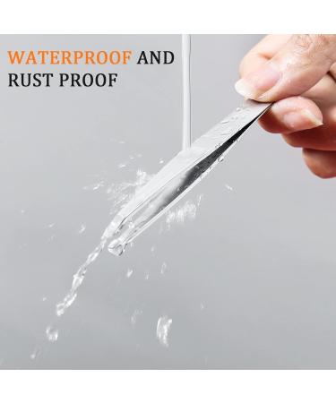 Bezox Straight Mouth Tweezers - 403 Stainless Steel Precision for Eyebrow & Face Hair Removal | High-Quality Ingrown Hair Tweezers in Light Silver - Buy Online on GoSupps.com