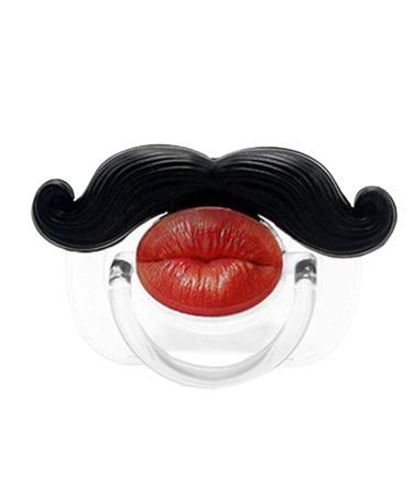 Jomewory Kissable Mustache Pacifier | Soft Silicone Baby Pacifiers for Toddlers - Safe & Unisex - Buy Online on GoSupps.com