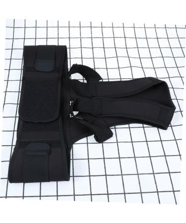 KALLORY Posture Brace for Women & Men - Adjustable Posture Corrector Belt - Improve Posture & Comfort - Black - Buy Online on GoSupps.com
