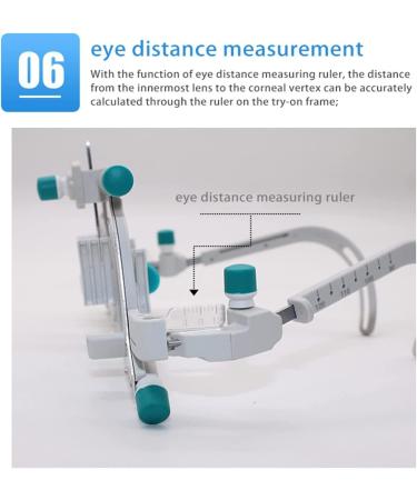 Buy Cicolo Universal Optical Test Frame - Adjustable PD 48-80mm Ultra-Light Titanium Optometry Lens Frame for Precise Testing - Buy Online on GoSupps.com